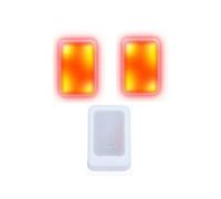 Wireless Doorbell with 12-Light Flashing Long Range Door Bell Chime Elderly Deaf Mute Service Call Device UK Plug