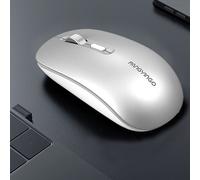 Wireless Dual-Mode Silent Mouse, Ergonomic Lightweight Design, Long Battery Life, Plug and Play, Power Saving, Compatible with Office Use