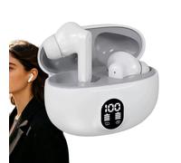 Wireless Earbuds - Rechargeable Portable Noise Cancelling Earphones | Comfort Wireless Headphones for Women Adults Work Gym Running Hiking Game Sports Live Streaming