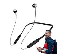 Wireless Earbuds, Sport Neckband Guard, Audio System, Easy Magnet Design, Prevents Cable, Workout Essentials, Lightweight Style for Men Women Running Vanity