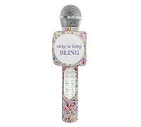 Wireless Express - Sing-Along Bling Bluetooth Karaoke Microfono e Bluetooth Stereo Speaker All-in-One (Confetti Bling)