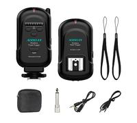 Wireless Flash Trigger trasmettitore e ricevitore Set con 3.5mm PC Receiver