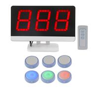Wireless Game Risposta Buzzer Set, 1 Host Monitor + 10 Buzzer, 3 Modalità di Risposta & 4 Stati, Ideale per Game Shows, Aule