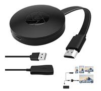 Wireless HDMI Dongle 1080P Full HD, Miracast AirPlay DLNA, adattatore display per mirroring e estensione con Android iOS Windows macOS, HDMI WLAN adattatore per TV/proiettore/monitor