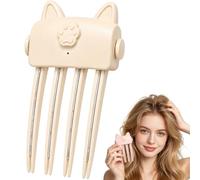 Wireless Heated Volumizing Root Lift Clip for Fine Flat Hair (Beige)