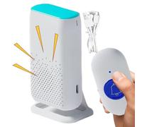 Wireless Help Bell - Pulsante Di Chiamata LED LED Con Di Avviso Ricaricabile, IP68 Impermeabile | Allarme Di Emergenza Per Anziani, Donne In Gravidanza, Persone Disabili, Aiuti Di Monito
