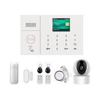 Wireless Home WIFI GSM Sicurezza domestica con di allarme antifurto sensore rilevatore di movimento(Silver)