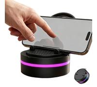Wireless Induction Audio Speaker - RGB Phone Holder Stand, Portable 5W Music Player | ABS Mini Speaker For Home Bedroom Bathroom Office Kitchen Outdoor Travel Use