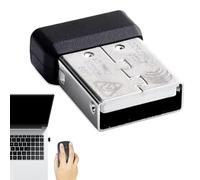 Wireless Keyboard Receiver - 7.24x5.67x2.6 Inches Plug and Play Dongle for Quick Connection, Stable Signal with Transmitter Function, Adapter for Computer Laptop Workplace Travel, Compact Black