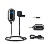 Wireless Lavalier Microfono SystemTransmission Leggero Handhold Mic Risvolto Esterno Mic Regolazione