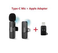 Wireless Lavalier Microphone for Android iPhone Phone ipad Vlog Live Stream Mic