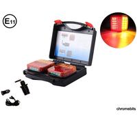 Wireless LED Posteriore Coda Luci E11 a Batteria USB Magnetico Traino Rimorchio