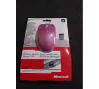 WIRELESS MOBILE MOUSE MOUSE WIRELESS ROSA 1000 MICROSOFT NUOVO