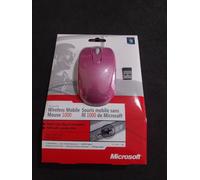 WIRELESS MOBILE MOUSE MOUSE WIRELESS ROSA 1000 MICROSOFT NUOVO