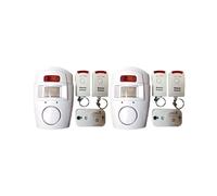 Wireless Motion Sensor Detector Alarm, Battery-Powered Infrared Motion Sensor Security for Home Garage Entry All Around