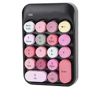 Wireless Numerico Tastiera Numerica Cioccolato Keycap 2.4G Switching AK18 Efficiente Gamma di Controllo Efficiente Ambiente Silenzioso Ambiente Long Batteria Lunga Batteria (#1)
