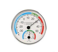 Wireless per igrometro, stazione meteo analogica grande da 13 cm, per interni ed esterni, per clima, montaggio a parete e misuratore di umidità per la casa