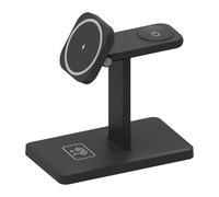 Wireless Phone Charger Holder, 15w Fast Charger Stand Dock, 5.28x3.11x4.69 Inches, Multifunctional Charging Station, Portable Cell Mount for Phones, Mobile Devices