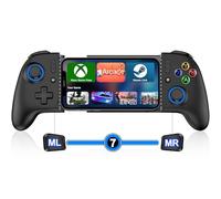 Wireless Phone Controller for Android/iPhone,Support Phone Case, Mobile Gaming Controller-PS Remote Play/Xbox Cloud/GeForce Now/Steam Link/MFi Apple Arcade-Call of Duty,Roblox,Hall Effect Joystick