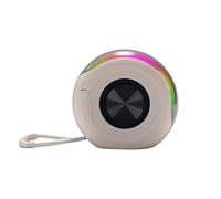 Wireless Portable Speaker, Small Audio Player, Built-In Atmosphere Light Black Compact Design for Dorm Car, Kitchen Bedroom, Bathroom Travel, Beach Gym, Hiking Picnic, Camping Sound