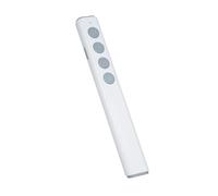 Wireless Presenter Remote 2.4G PowerPoint Presentation Clicker for PPT Plug Play USB Receiver 100ft Range Green Pointer for Teaching Business Meetings Classroom (bianca)