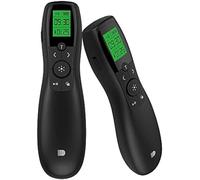 Wireless Presenter Remote, USB Presentation Remote Control with Green Laser Pointer for Mac/Win/Computer/Laptop,Enchanting12