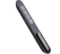 Wireless Presenter, Wireless Presentation Remote Clicker Laser Pointer, Hyperlink Volume Control Presentation Clicker RF 2.4GHz USB Office Presentation Clicker Remote Control Pointer Slide Advancer