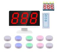 Wireless Quiz Buzzer System con 10 Buzzer e Monitor per Game Show e Concorsi scolastici