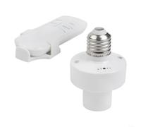 Wireless Remote Light Socket E27 Timer Function | Wireless remote operation, flexible room control, no wiring needed, per instant on/ access