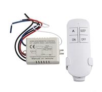 Wireless Remote Switch 220V 1CH On/Off Light Control | Reliable 30m range, 220v operation, 1ch on/off control, quick response, stable signal transmission