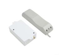 Wireless Remote Switch 30A 433MHz Self-Lock Mode(white) | Self-locking mode, 30A high load, 433MHz stable signal, easy wiring, safety cover included