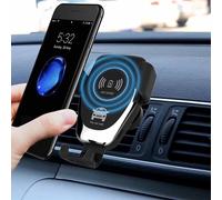 Wireless Ricarica Rapida Gravity Link Supporto per Auto AC Reggi Sfiato IPHONE/