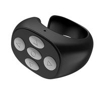 Wireless Scrolling Ring, Page Turner Clicker, Remote Control Ring, No Hands Navigation, for E-Book Reading Video Watching and Picture Taking, 1.46x0.71x1.3 Inches