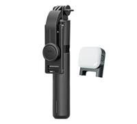 Wireless Selfie Stick, Portable Retractable Tripod, Rotatable Phone Holder for Live Streaming, Vlogging, Content Creation Travel, Social Media, Outdoor, Indoor, Photography, 7.28x1.89x1.38 Inches