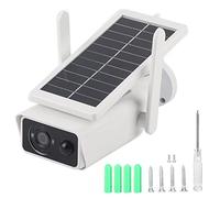 Wireless Solar Outdoor Security Motion Detection Audio Camera Security Camera Wireless Outdoor 1080p Night Vision Telecamere PIR Rilevamento umano per la casa Sorveglianza esterna