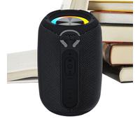 Wireless Speaker, Waterproof Outdoor Speaker, Portable Bass Audio Player, Colorful LED Light and Music Playing Device for Camping, Home, Outdoors Events, 3.74x3.74x5.91 inches