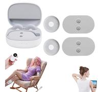wireless tens machine,tens ems senza fili,ricaricabile tens elettrostimolatore dolore,elettrostimolatore muscolare senza fili,dispositivo portatile per tecarterapia,6 Modes & 16 Intensities-A