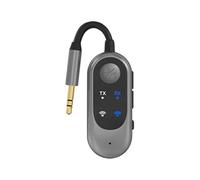 Wireless Transmitter, Vehicle Radio Adapter, Clear Sound Quality, Support Calling, Automotive Interior Accessories, Ideal for Daily Commute, Adventures, Car Receiver, Black