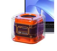 Wireless Travel Speakers, Portable Mini Subwoofer With Smart Audio, Sound Player For Bedroom, Shower, Hiking, Beach, Bike, Car, Parties, Outdoor Adventures,3.07x3.07x2.68 In