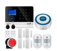 Wireless Tuya APP SIM GSM Home RFID Antifurto LCD Touch Tastiera GSM Kit sensore di allarme,Espandibile(W2B Bundle 15)