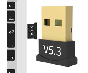 Wireless USB Adapter for PC | 5.3 Pc Wireless Adapter | USB Transmitter Receiver, Computer Accessories for Phones, Headphones, Keyboards, Mouses