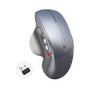 Wireless Vertical mouse 24G Ergonomic Vertical gioco mouse 6-pulsante | Wireless mouse per portatile,10m,One-Button controllo,2.4G wireless Technology,Lega di alluminio Side Scroll