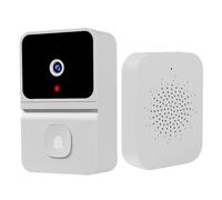 Wireless Video - Wide Angle doorbellCamera, Smart Security Device, Human Motion Detection, Clear Two Way Audio with Cloud Storage | Durable Wireless doorbellCamera per interni esterni Home S