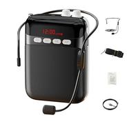 Wireless Voice Amplifier, Portable Pa Speaker System, Lightweight Microphone with Long Battery Life, Adjustable Strap for Teachers, Coaches, Guides, Trainers, Outdoor Use 4.53x3.23x1.57 Inches
