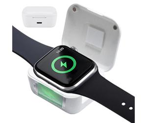 Wireless Watch Charger, Lightweight Magnetic Design, Fast and Secure Charging, Overcharge Protection, 2.48x1.97x0.98 Inches Portable Power Station, Ideal for Travel and Daily Use