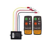 Wireless Winch Remote Control Kit 12V 24V Fast Response 50 Feet Accurate Control for Truck w/ Receiver