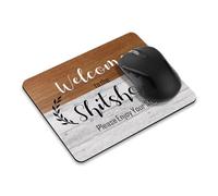 WIRESTER Tappetino per mouse rettangolare antiscivolo, con scritta "Welcome to the Shitshow", per casa, ufficio e scrivania da gioco