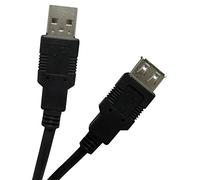 Wiretek Cavo di prolunga 11393 USB 2,0 A Maschio A-A Femmina 3 m Nero