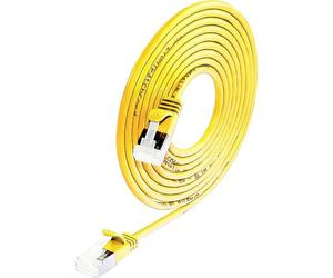 Wirewin 9120046981253 RJ45 Cavo di rete, cavo patch CAT 6A S/STP 2.00 m Giallo