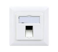 Wirewin Keystone scatola vuota per 1 modulo da incasso compatibile con programma di commutazione RAL9010 Sistema Keystone (WKS NEW